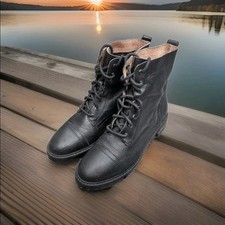 H&M Leder Stiefel Boots Gr. 39