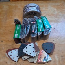 verschiedene schleifbänder 75×457 , dreieckschleifer, powerfeile 13×451 