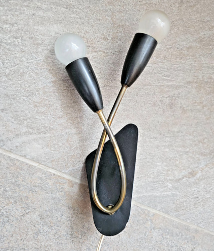 Wandlampe mid century 50er - wandlampe,