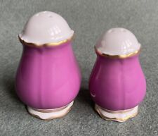 REICHENBACH Barock Menage SALZ & PFEFFER ROSA PINK ROT Gold Thüringen