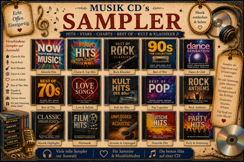 Musik sampler einzel - cd,