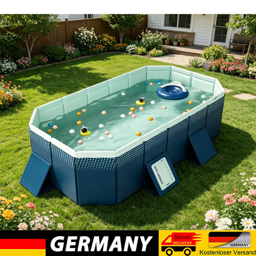 Faltbarer swimmingpool - faltbarer,