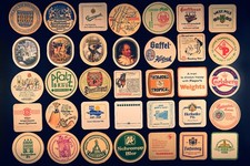 70 Stück Bierdeckel, Konvolut
