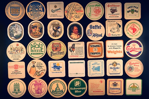 Stück bierdeckel konvolut - 70,