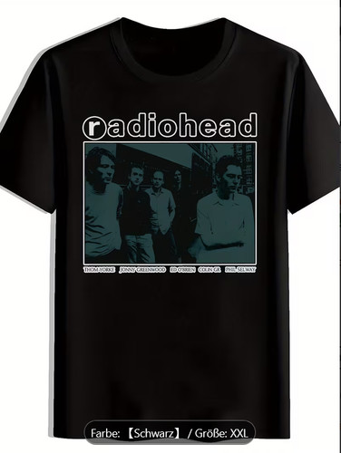Radiohead fan shirt xxl - radiohead,