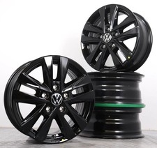 Alufelgen 16Zoll VW T7 ST Original Felgen Felgensatz Brest 7T0071496 schwarz NEU
