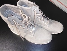 sandfarbene Wildleder-Schnürstiefel , Gr. 40, von Bench,  kaum getragen