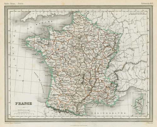 Frankreich original stahlstich - frankreich,