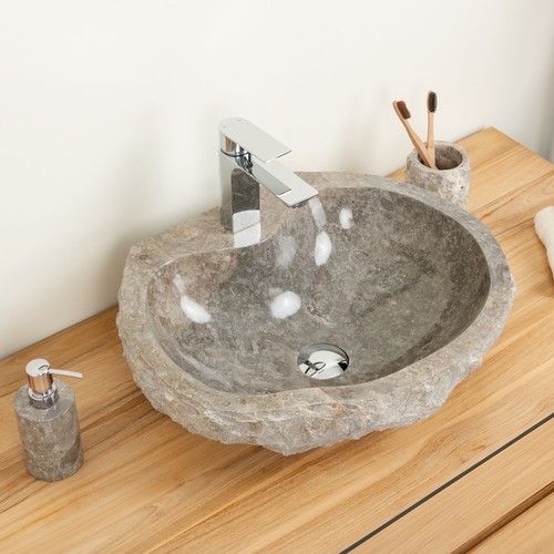 Marmor aufsatz waschbecken - marmor,