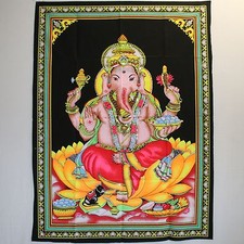 Wandbehang Bild Ganesh Indien Bollywood Thangka goa hippie Wandbild   5