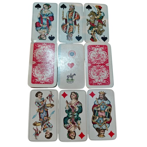 Altes antikes kartenspiel - altes,