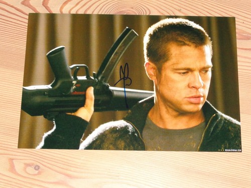 Brad pitt originalautogramm - pitt,