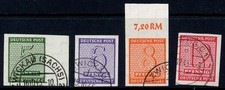 SBZ Nr. 116-119 X gestempelt