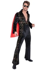 Smiffys Elvis Black Rhinestone