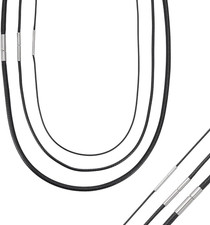 6 Stück 3 Stile Lederkordel