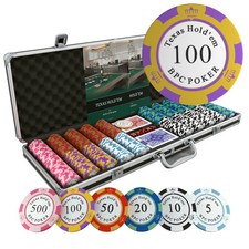 Pokerkoffer mit 500 clay - pokerkoffer,