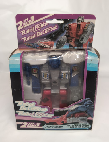 Vintage robot fighter - robot,