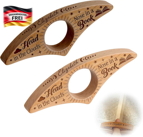 Holz buchseitenhalter - holz,
