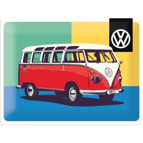 Blechschild bulli x 40 - vw,