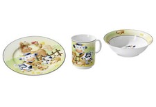 Ritzenhoff & Breker Kindergeschirr-Set Hoftiere 3-teilig | Porzellan