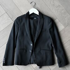 Hochwertige Smoking DAL LAGO Luxus Gr. 128 / 8 Jahre schwarz Anzug Hose+Sakko