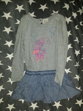 strawberry faire mädchen Kleid Gr. 98 Langarmkleid Volant Rüschen