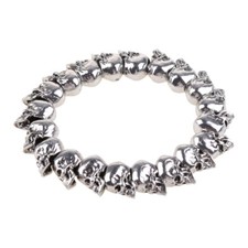 Heavy Skull Bracelet with