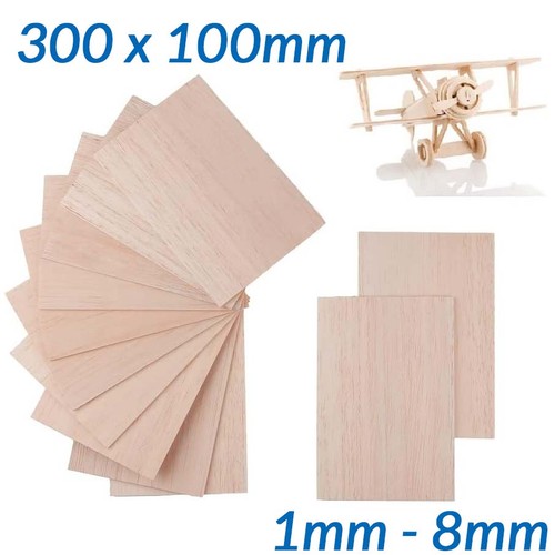 Stärken 1mm bis 8mm - , balsaholz