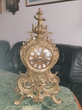 Alt  Grosse Kaminuhr Bronze