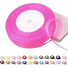 Rosenrot Organza-Band 15mm x