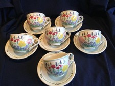 Sechs Portmeirion Keramik