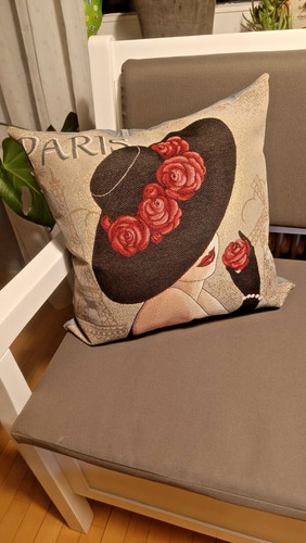 Deko kissen paris 45x45 cm - kissen,