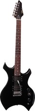 E-Gitarre-X-Metal-schwarz-mit