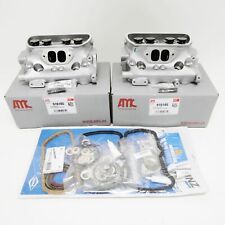 2x Zylinderkopf AMC 910185 + Dichtsatz REINZ für VW T3 2,1l SR SS MV DJ