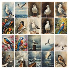 Vogel Kunstdruck Tiermotiv