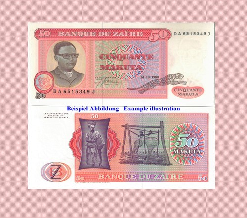 Zaire makuta 1980 unc - ,