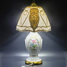 Porzellan Tischlampe Kämmer signiert  Porcelain Table Lamp  Lampe en porcelaine