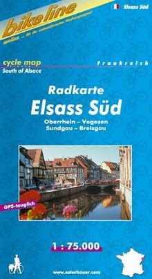 Bikeline radkarte elsass süd - radkarte,