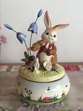 Goebel spieluhr hase neben - goebel,