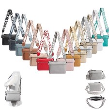 DAMEN Brust TASCHE Cross Over BODY BAG Bauch BRIEF Schultertasche Umhängetasche 