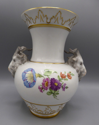 Kpm widder ziegenkopf - kpm, vase