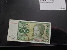 5 DM Schein Banknote von 1970