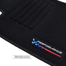 Weltpreise Velours Logo Fußmatten für BMW 3er E30 Cabrio ab Bj.1985 - 1993 4tlg