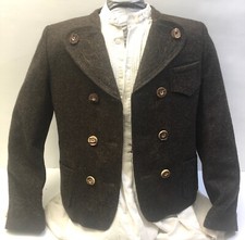 ☛ Originale braune gestickte Miesbacher Trachten Jacke vom Waizmann Gr.: 170 ☚