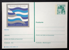 Ganzsache 2300 Kiel - Kieler