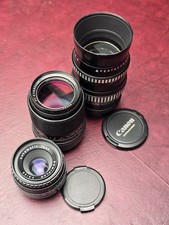 3x M42 Mount Vintage Objektive