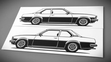 Opel Ascona B Aufkleber