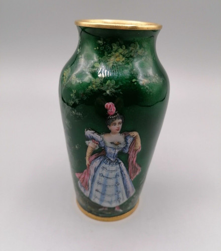 Antike emaillierte vase wohl - antike,