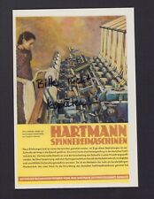 CHEMNITZ, Werbung 1942, Sächsische Textil-Maschinen-Fabrik vorm. Rich. Hartmann