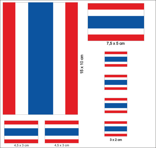 Aufkleber set flagge fahne - aufkleber-set,